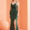 Jadore J22024 Dress -THE DRESS WARE HOUSE J22024 Emerald 1