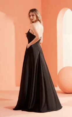 Jadore J22034 Dress -THE DRESS WARE HOUSE J22034 Black 2