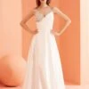 Jadore J22034 Dress -THE DRESS WARE HOUSE J22034 Ivory 1