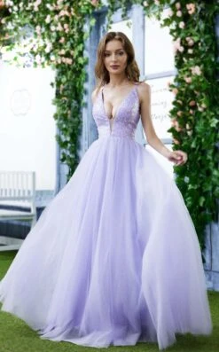 Jadore J22042 Dress -THE DRESS WARE HOUSE J22042 Violet 9714330a dae2 4e1e 8817 54f93aec3189