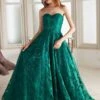 Jadore J22049 Dress -THE DRESS WARE HOUSE J22049 Emerald 1