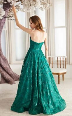 Jadore J22049 Dress -THE DRESS WARE HOUSE J22049 Emerald 2
