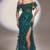 LaDivine J832 Dress -THE DRESS WARE HOUSE J832 emerald