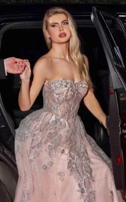 LaDivine J852 Dress 13 LaDivine J852 Dress -THE DRESS WARE HOUSE J852 blush 2