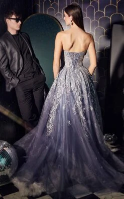 LaDivine J852 Dress 14 LaDivine J852 Dress -THE DRESS WARE HOUSE J852 smoky blue sage