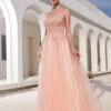 Jadore JM104 Dress -THE DRESS WARE HOUSE JM104 Pink 1 486025 bfdca294 bb52 451e a8b6 382e3670bd73