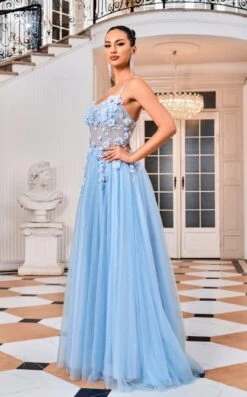 Jadore J24001 Dress -THE DRESS WARE HOUSE Jadore J24001 Sky 2