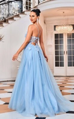 Jadore J24001 Dress -THE DRESS WARE HOUSE Jadore J24001 Sky 3