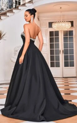 Jadore J24009 Dress 16 Jadore J24009 Dress -THE DRESS WARE HOUSE Jadore J24009 Black 3