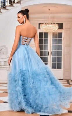 Jadore J24012 Dress -THE DRESS WARE HOUSE Jadore J24012 Desert Blue 3