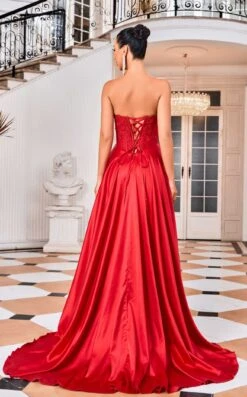 Jadore J24015 Dress -THE DRESS WARE HOUSE Jadore J24015 Red 2