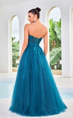 Jadore J24016 Dress -THE DRESS WARE HOUSE Jadore J24016 Teal 2