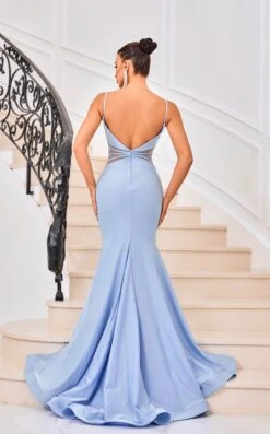 Jadore J24028 Dress -THE DRESS WARE HOUSE Jadore J24028 Cornflower 2