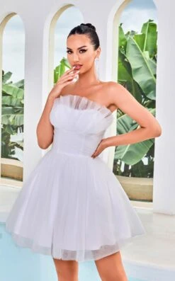 Jadore J24072 Dress -THE DRESS WARE HOUSE Jadore J24072 Ivory 1