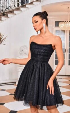 Jadore J24073 Dress 9 Jadore J24073 Dress -THE DRESS WARE HOUSE Jadore J24073 Black 1