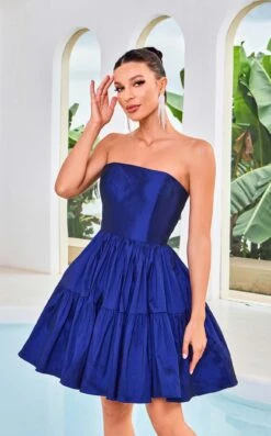 Jadore J24077 Dress -THE DRESS WARE HOUSE Jadore J24077 Navy 1