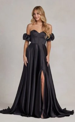 Nox Anabel K1122 Dress -THE DRESS WARE HOUSE K1122 BLACK 1 790b238b 1505 455f a0ef dd58ddd973a4