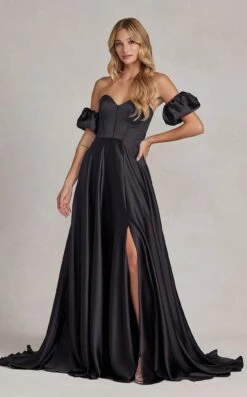 Nox Anabel K1122 Dress -THE DRESS WARE HOUSE K1122 BLACK 2 6ee86f17 c490 44be b6af 63eb27accf14