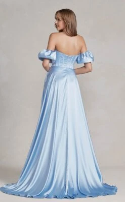 Nox Anabel K1122 Dress -THE DRESS WARE HOUSE K1122 BLUE 3 697ad5c2 41bd 48f7 888f a0666aa10ca2
