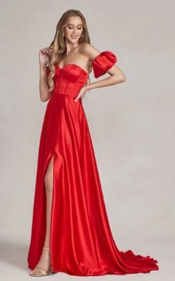 Nox Anabel K1122 Dress -THE DRESS WARE HOUSE K1122 RED 2 8bd55592 978b 42b3 9e7e 91b5b5b76e27