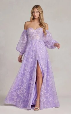 Nox Anabel K1155 Dress -THE DRESS WARE HOUSE K1155 LILAC 1 b597dbbb a53b 4e4a 840a 53499421076f