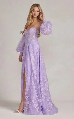 Nox Anabel K1155 Dress -THE DRESS WARE HOUSE K1155 LILAC 3 bd7fa316 c517 45bf aadf 1600a4e62411