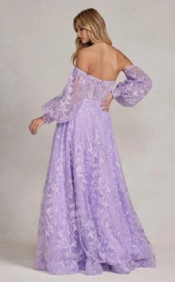 Nox Anabel K1155 Dress -THE DRESS WARE HOUSE K1155 LILAC 4 32179bc6 ea90 4c61 bf8c efc450c80b8d