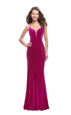 La Femme 25174 Dress -THE DRESS WARE HOUSE La femme 25174 Fuchsia F2 4f8fa6c1 e0cd 454c 8845 fc67752f1b27