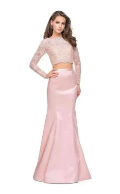 La Femme 25324 Dress -THE DRESS WARE HOUSE La femme 25324 Blush F