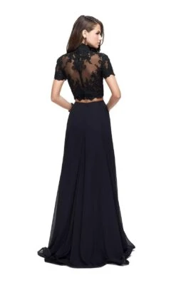 La Femme 25401 Dress -THE DRESS WARE HOUSE La femme 25401 Black B