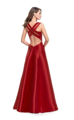 La Femme 25425 Dress -THE DRESS WARE HOUSE La femme 25425 Red B