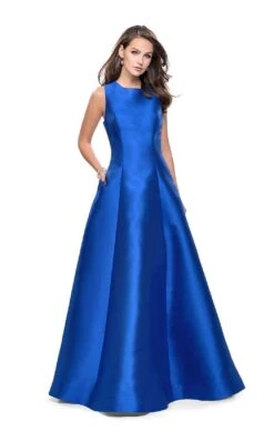 La Femme 25425 Dress -THE DRESS WARE HOUSE La femme 25425 RoyalBlue F