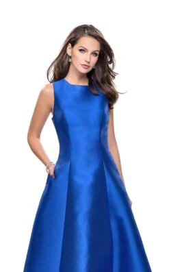 La Femme 25425 Dress -THE DRESS WARE HOUSE La femme 25425 RoyalBlue F zoom