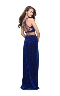 La Femme 25464 Dress -THE DRESS WARE HOUSE La femme 25464 RoyalBlue B