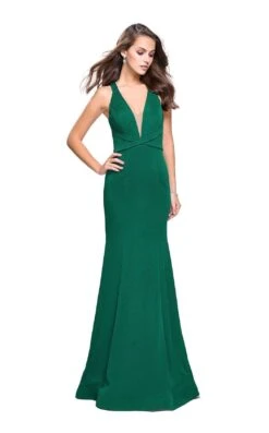 La Femme 25503 Dress -THE DRESS WARE HOUSE La femme 25503 Emerald F