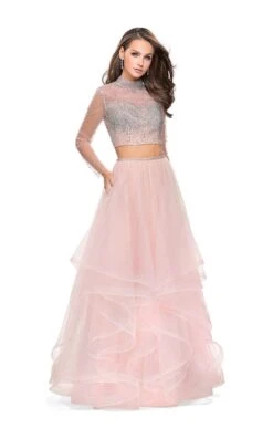 La Femme 25555 Dress -THE DRESS WARE HOUSE La femme 25555 Blush F