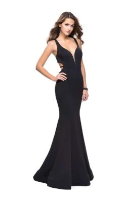 La Femme 25594 Dress -THE DRESS WARE HOUSE La femme 25594 Black F