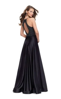 La Femme 25601 Dress -THE DRESS WARE HOUSE La femme 25601 Black B