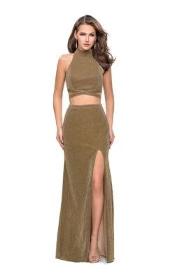 La Femme 25604 Dress 19 La Femme 25604 Dress -THE DRESS WARE HOUSE La femme 25604 Gold F