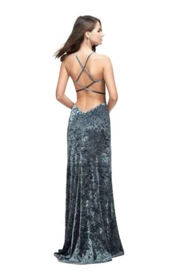 La Femme 25659 Dress -THE DRESS WARE HOUSE La femme 25659 SteelGray B