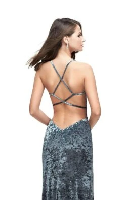 La Femme 25659 Dress -THE DRESS WARE HOUSE La femme 25659 SteelGray B zoom