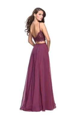 La Femme 25830 Dress -THE DRESS WARE HOUSE La femme 25830 Boysenberry B