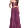 La Femme 25830 Dress -THE DRESS WARE HOUSE La femme 25830 Boysenberry F