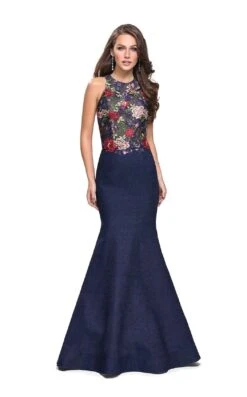 La Femme 25885 Dress -THE DRESS WARE HOUSE La femme 25885 DarkWash F