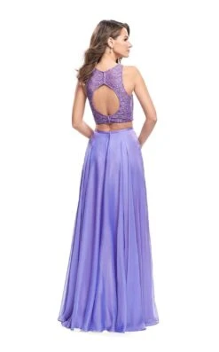 La Femme 26087 Dress -THE DRESS WARE HOUSE La femme 26087 Periwinkle B