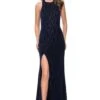 La Femme 26116 Dress 2 La Femme 26116 Dress -THE DRESS WARE HOUSE La femme 26116 Navy F