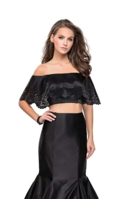 La Femme 26193 Dress -THE DRESS WARE HOUSE La femme 26193 Black F zoom