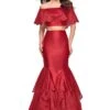 La Femme 26193 Dress -THE DRESS WARE HOUSE La femme 26193 Red F