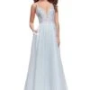 La Femme 26278 Dress -THE DRESS WARE HOUSE La femme 26278 Silver F