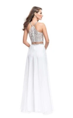 La Femme 26288 Dress -THE DRESS WARE HOUSE La femme 26288 White B